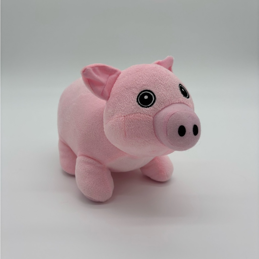 Cute Pink Pig Plush – Soft Stuffed Animal Toy – Farm Animal
